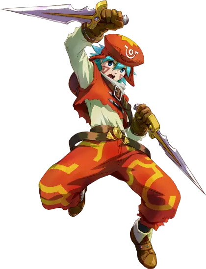 Warrior with Dual Swords