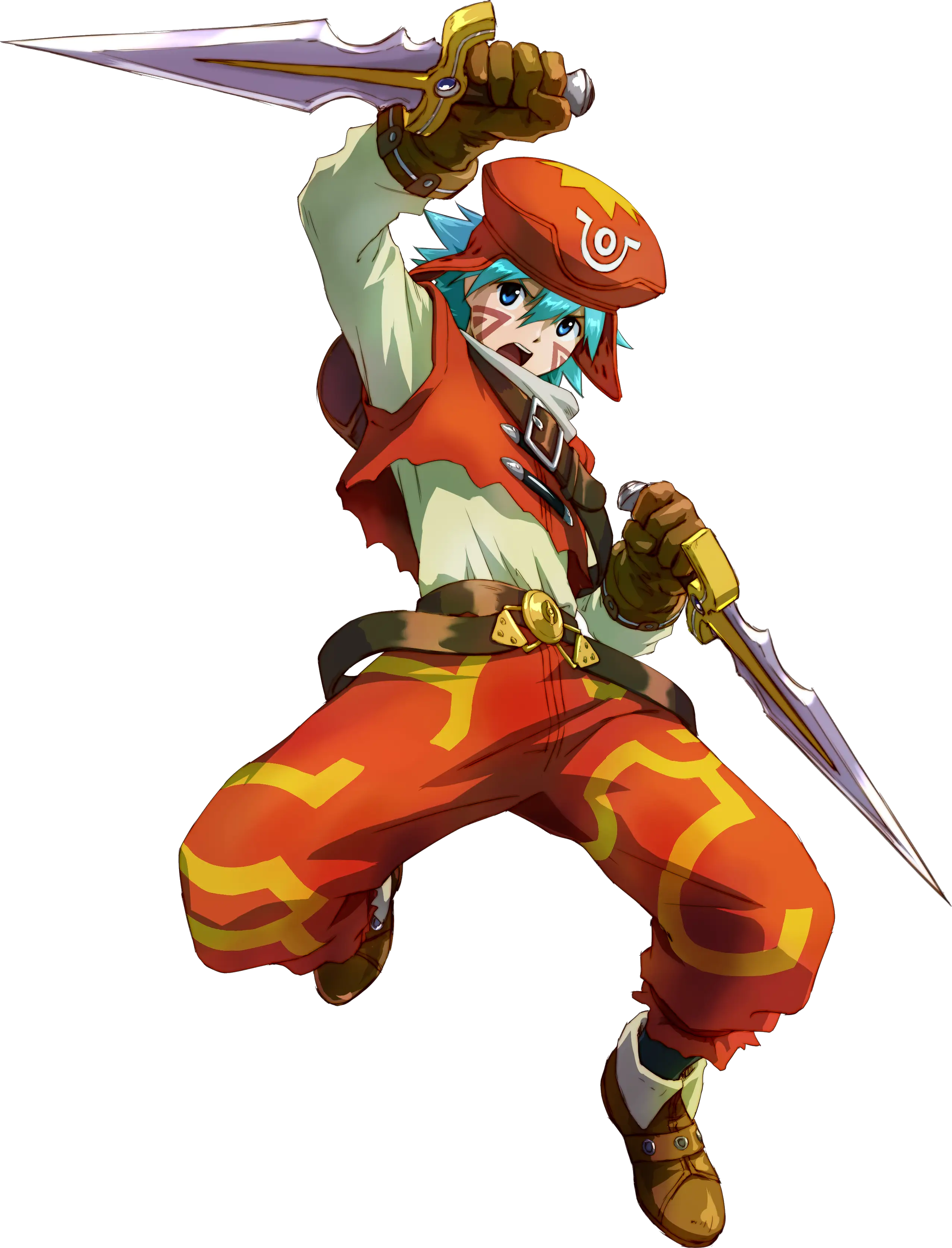 Warrior with Dual Swords