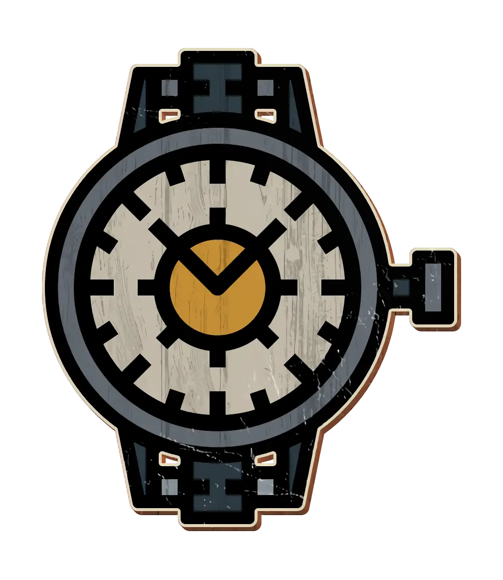 Vintage Watch Illustration