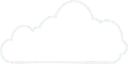 Minimalist Outline Cloud Illustration