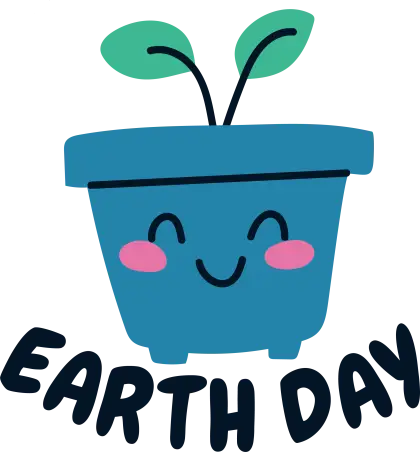 Cute Plant Pot for Earth Day