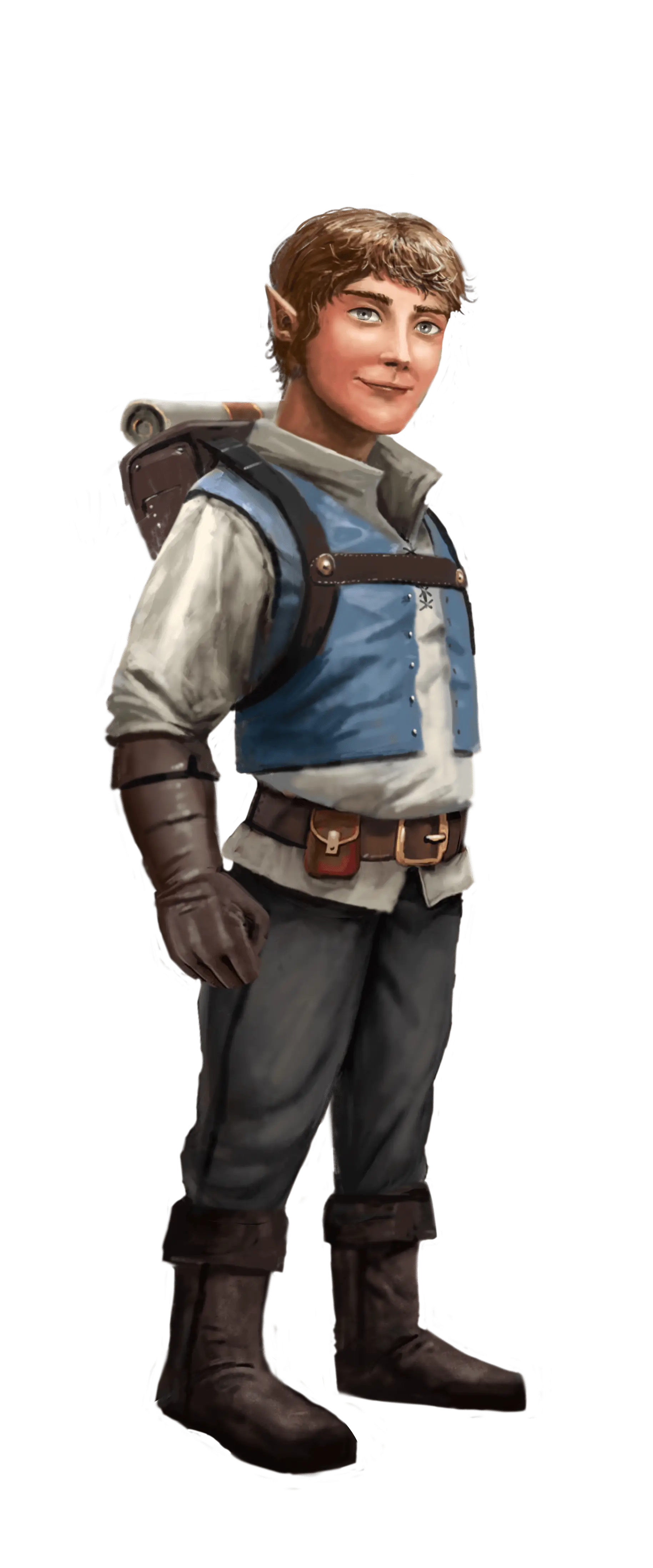 Fantasy Character in Adventure Outfit