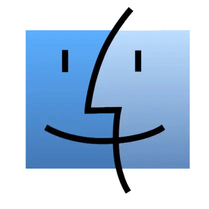 Finder Icon with Smiling Face
