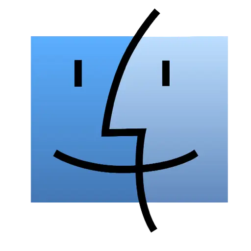 Finder Icon with Smiling Face