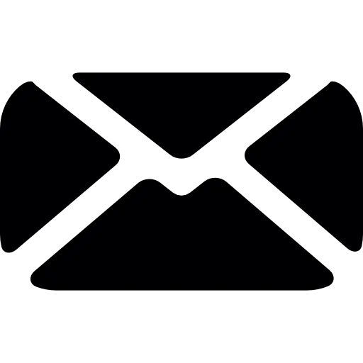 Black Envelope Icon