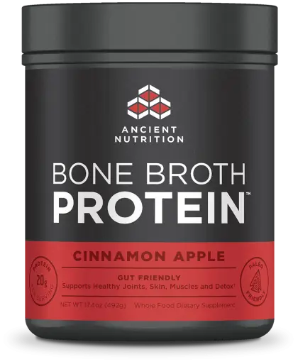 Bone Broth Protein Jar in Cinnamon Apple Flavor