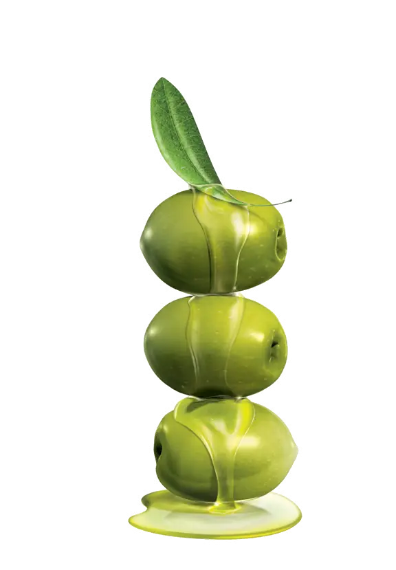 Stack of Green Olives