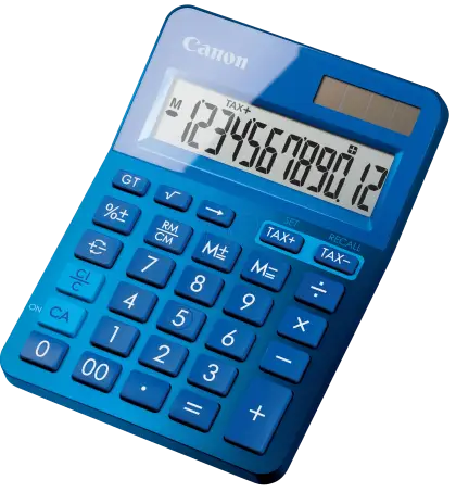 Blue Electronic Calculator for Office and School