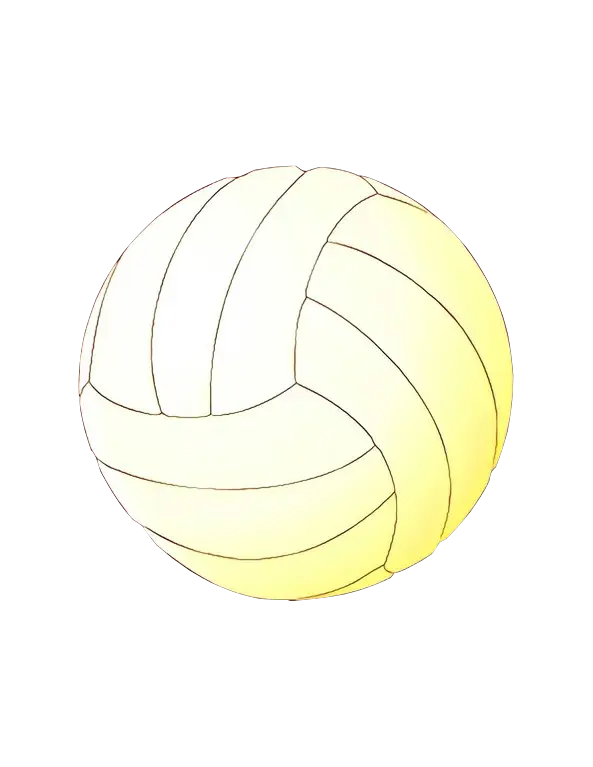 White and Yellow Volleyball