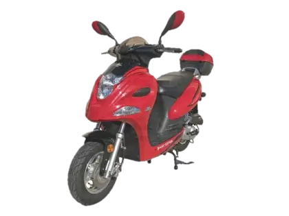 Red Electric Scooter for Urban Commute