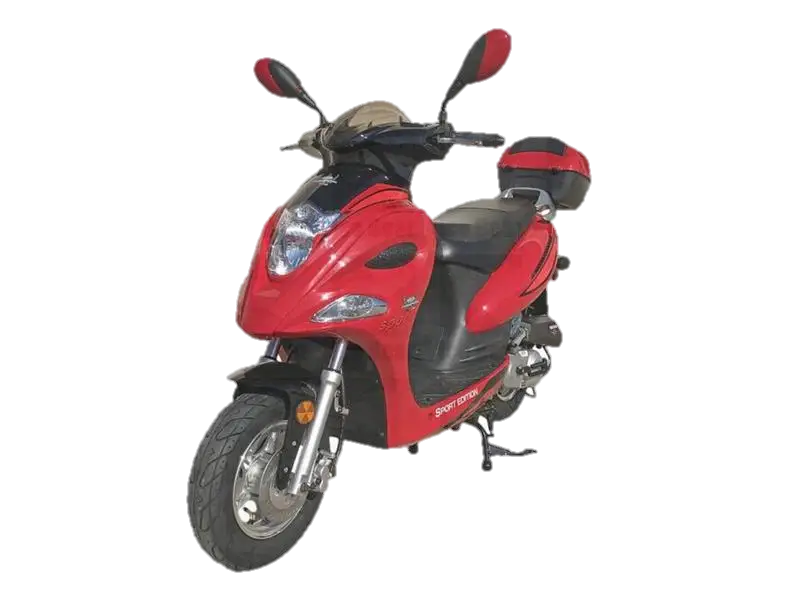 Red Electric Scooter for Urban Commute