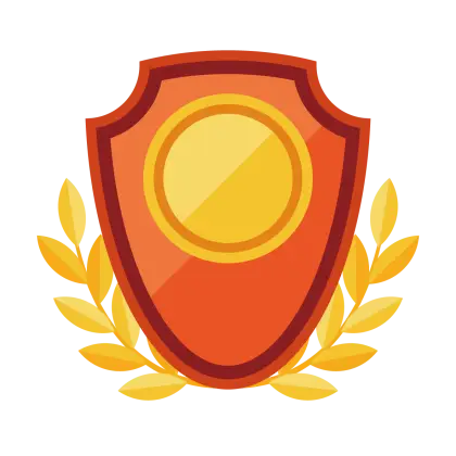 Shield Emblem with Laurel