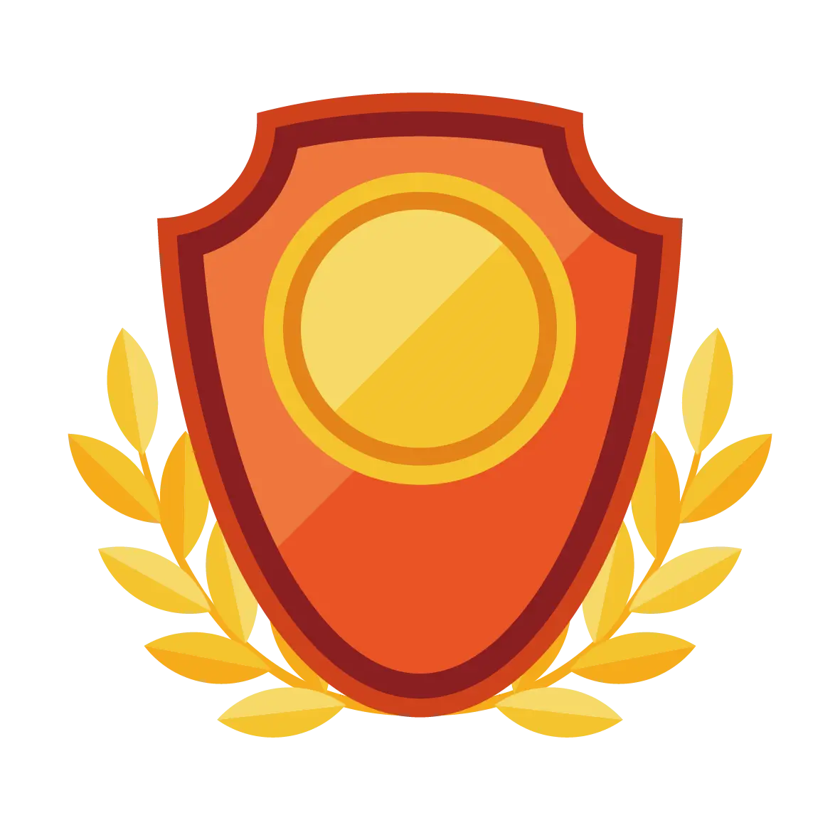 Shield Emblem with Laurel