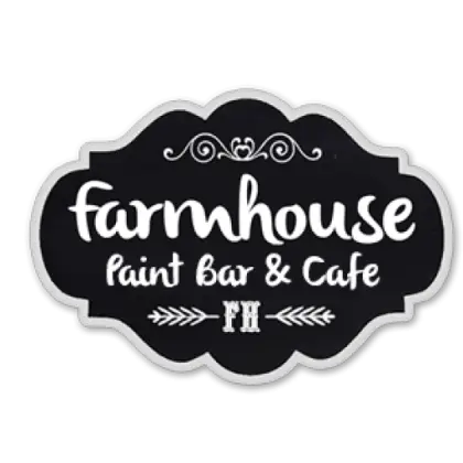 Farmhouse Paint Bar &amp; Cafe Sign