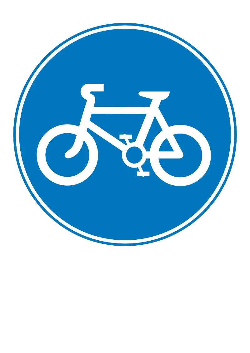 Bicycle Lane Traffic Sign