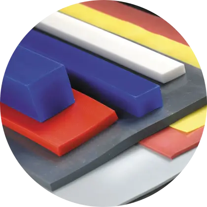 Colorful plastic sheets