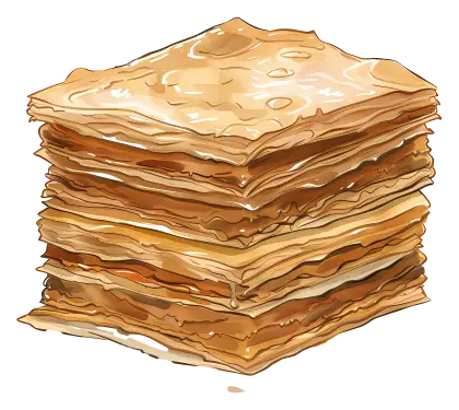 Delicious Baklava with Multiple Layers