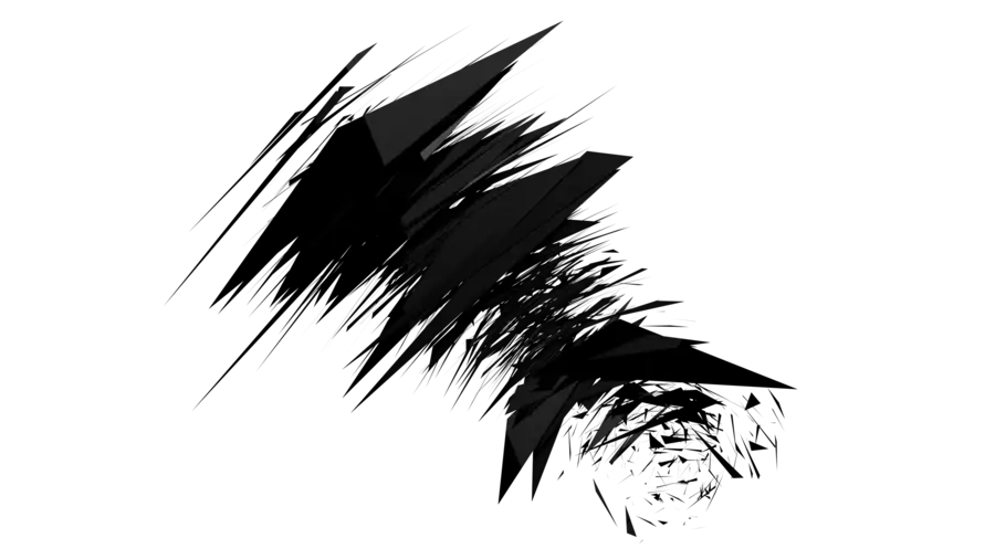 Abstract Black Scratch Design