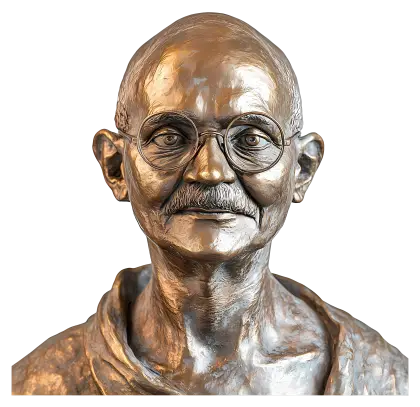 Bronze Bust Statue with Detailed Craftsmanship