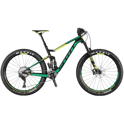Advanced Green Mountain Bike with Durable Tires