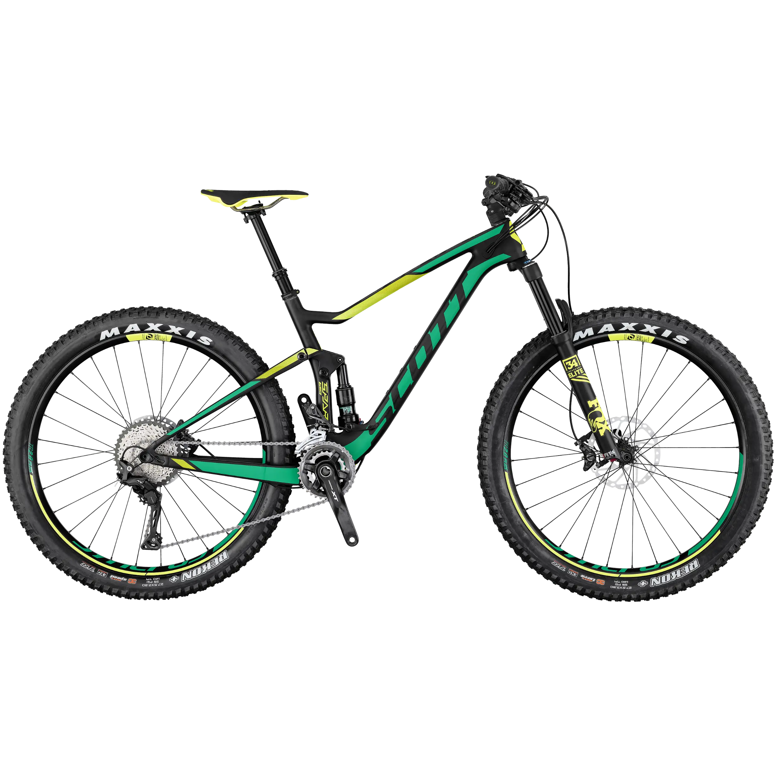 Advanced Green Mountain Bike with Durable Tires