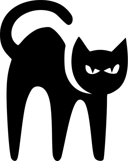 Black Cat Silhouette