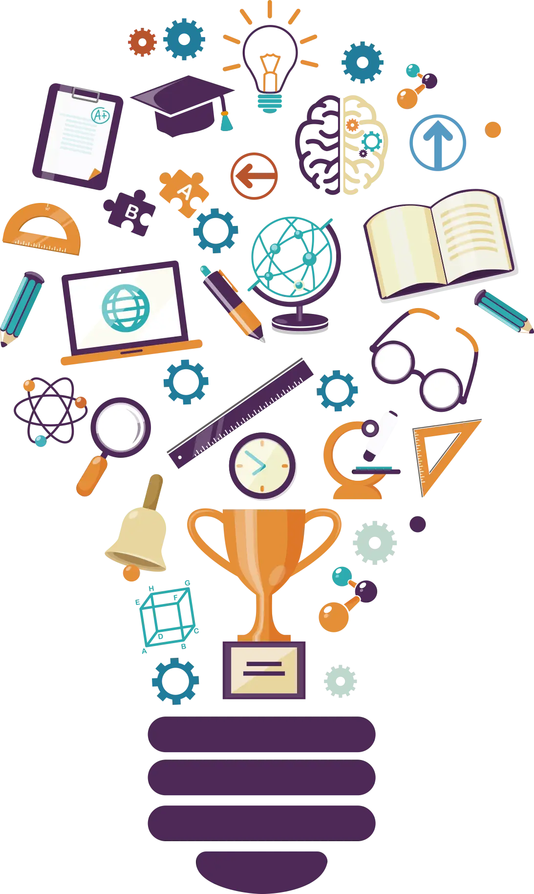 Education Icons Illustration