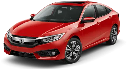 Red Sedan Car in Sleek Design
