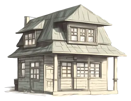 Small Cute Doodle House