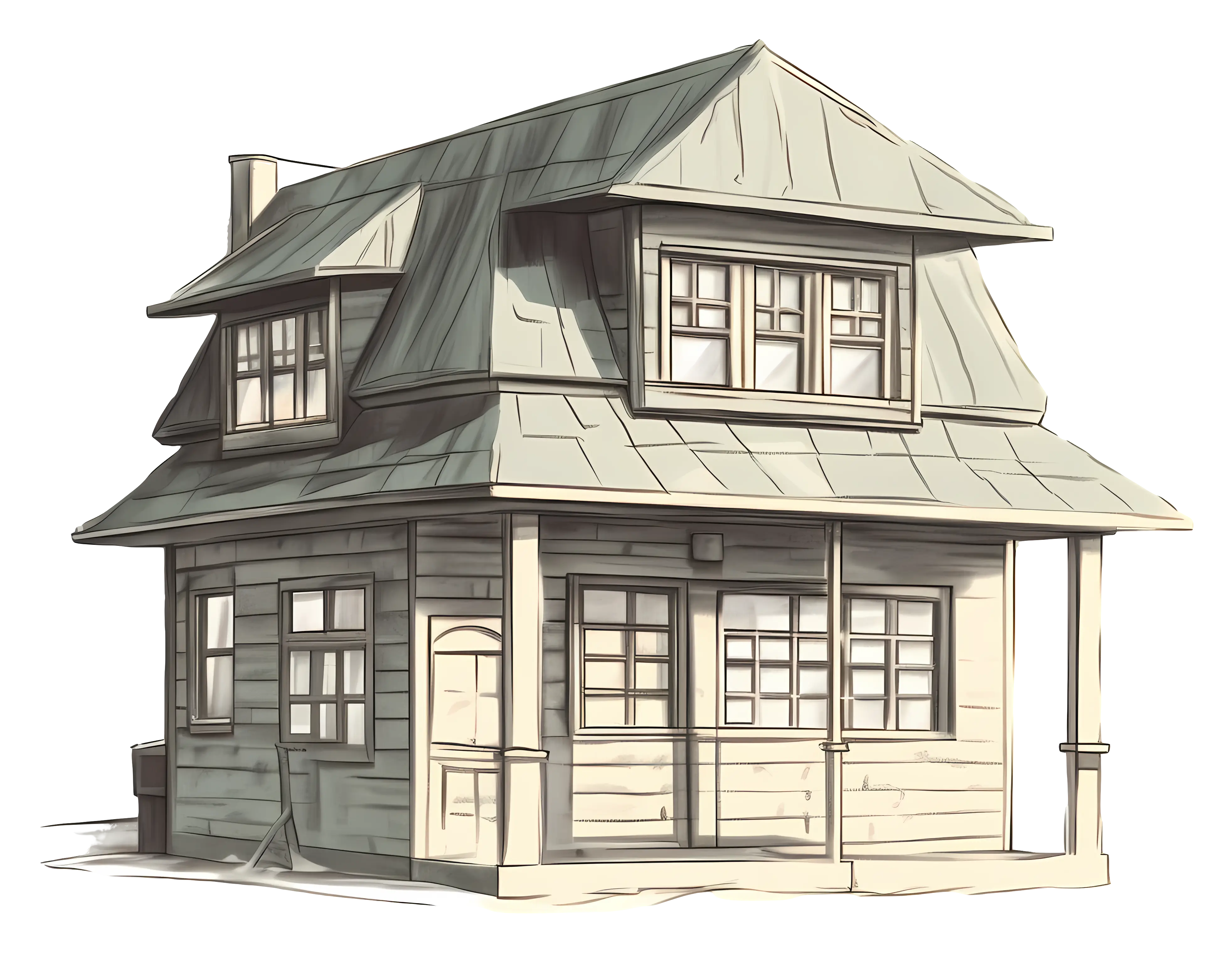 Small Cute Doodle House