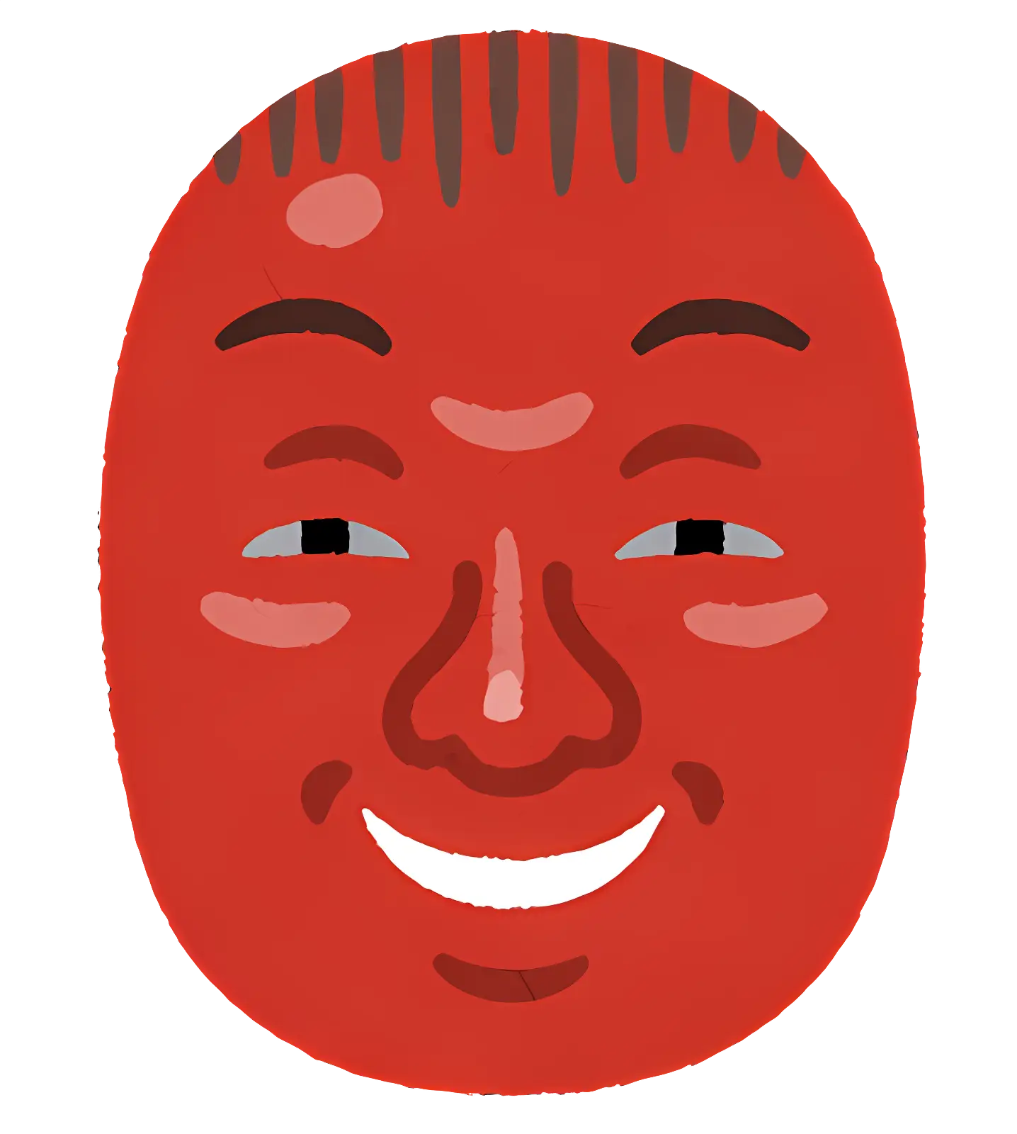 Red Smiling Mask