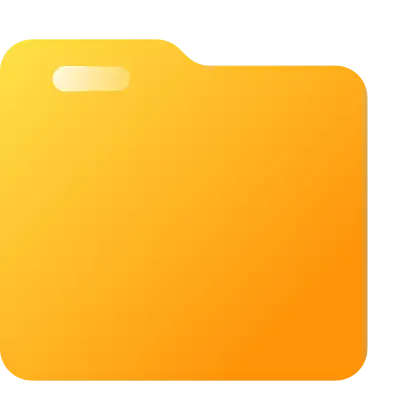 Yellow Folder for Document Organization