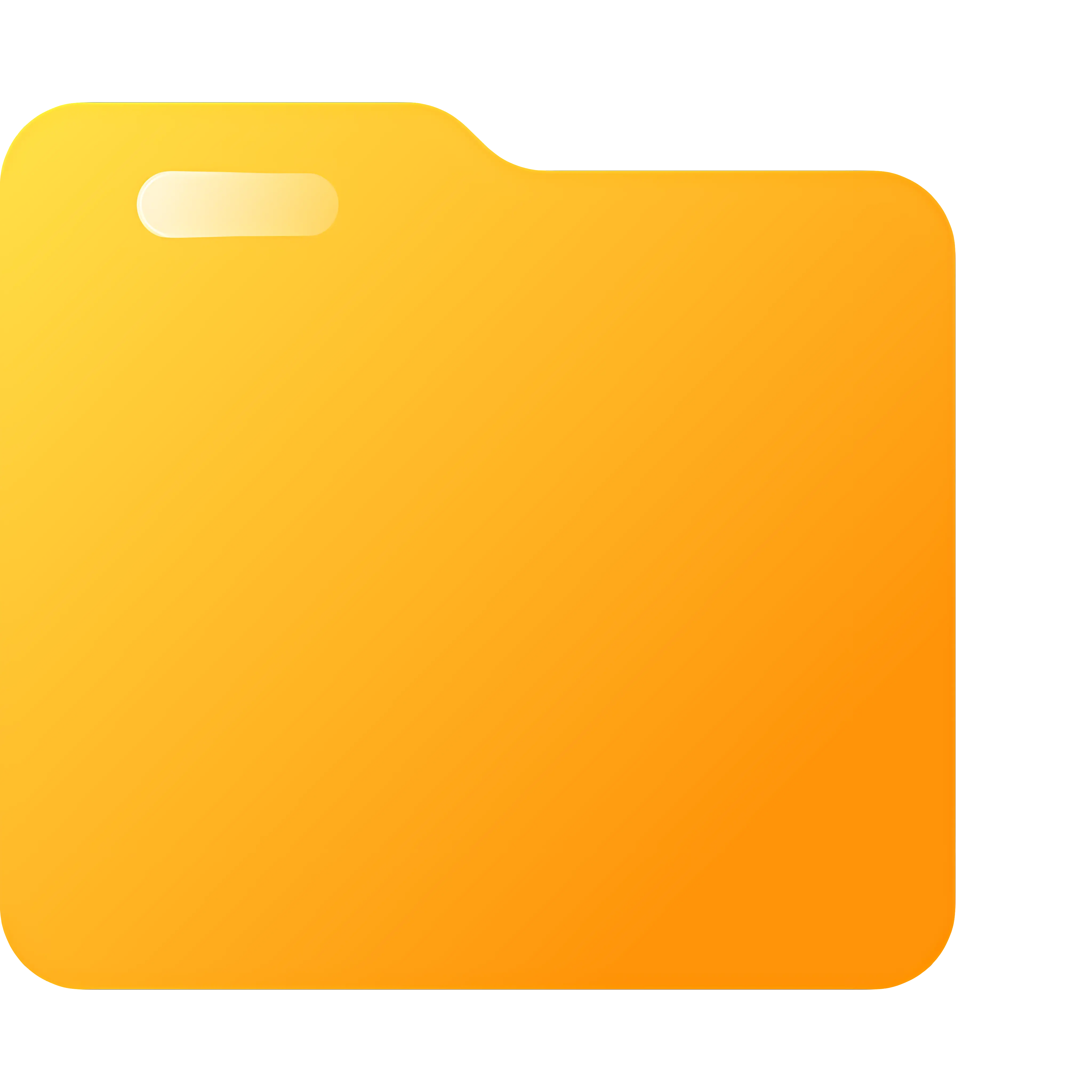 Yellow Folder for Document Organization