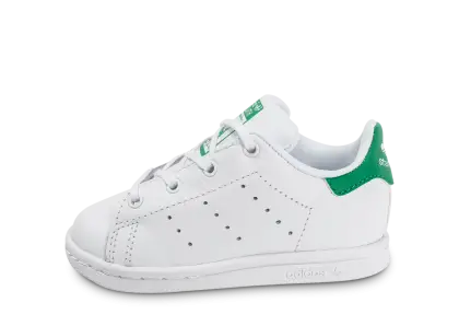 White Sneaker with Green Details