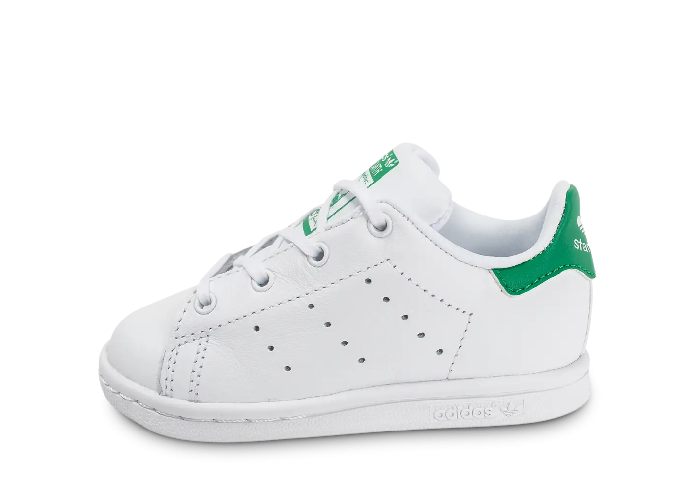 White Sneaker with Green Details
