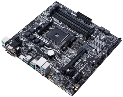 Modern Computer Motherboard with Advanced Components