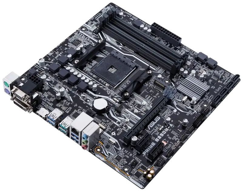 Modern Computer Motherboard with Advanced Components