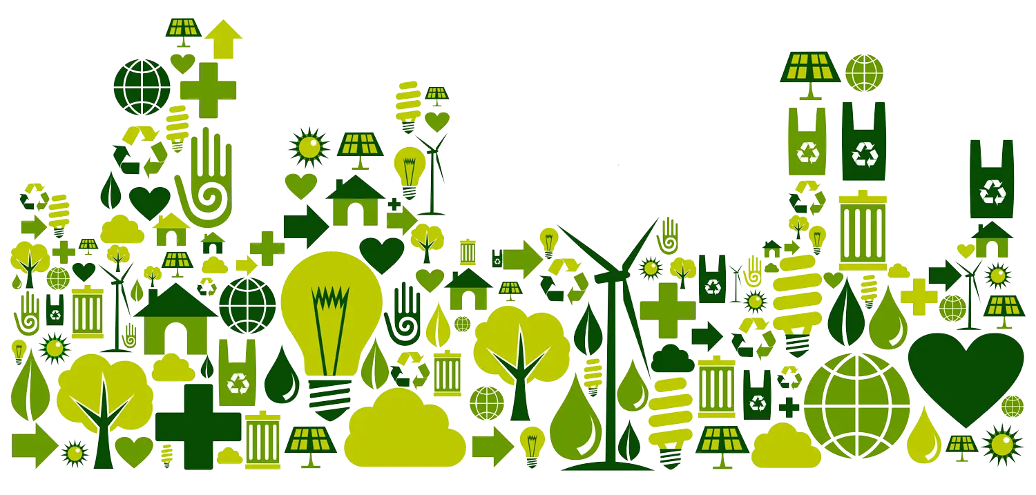 Green Eco Icons for Sustainability
