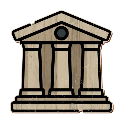 Ancient Building with Columns