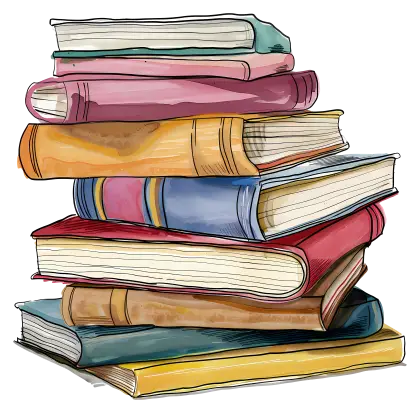 Stack of Books for Reading and Learning Enthusiasts