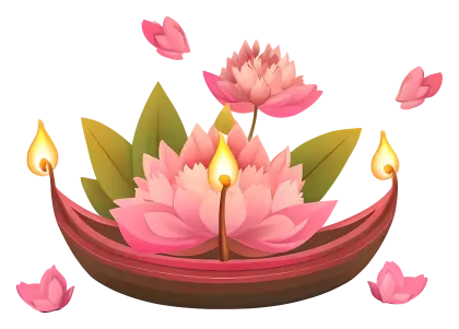 Lotus-Shaped Decorative Lamp for Festivals