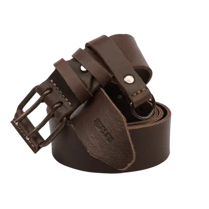 Classic Brown Leather Belt