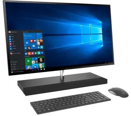 Modern Desktop Computer Setup with Accessories