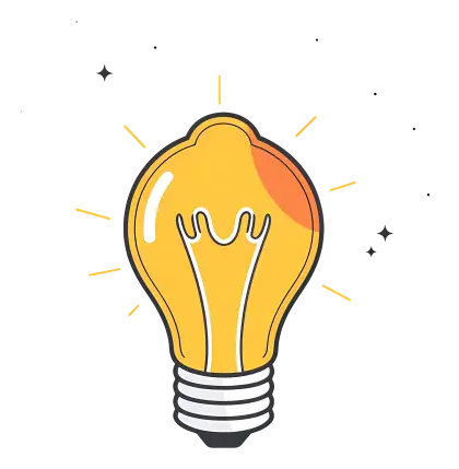 Yellow Light Bulb Idea Illustration
