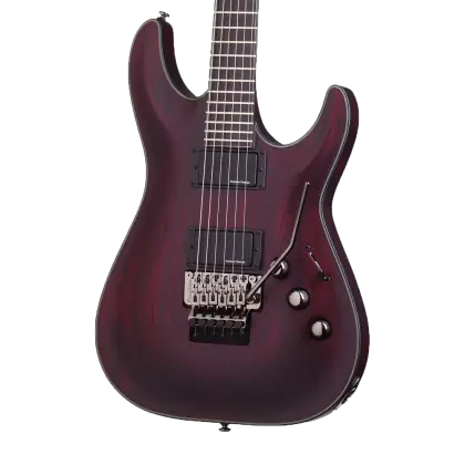 Electric Guitar with a Stunning Dark Wood Finish
