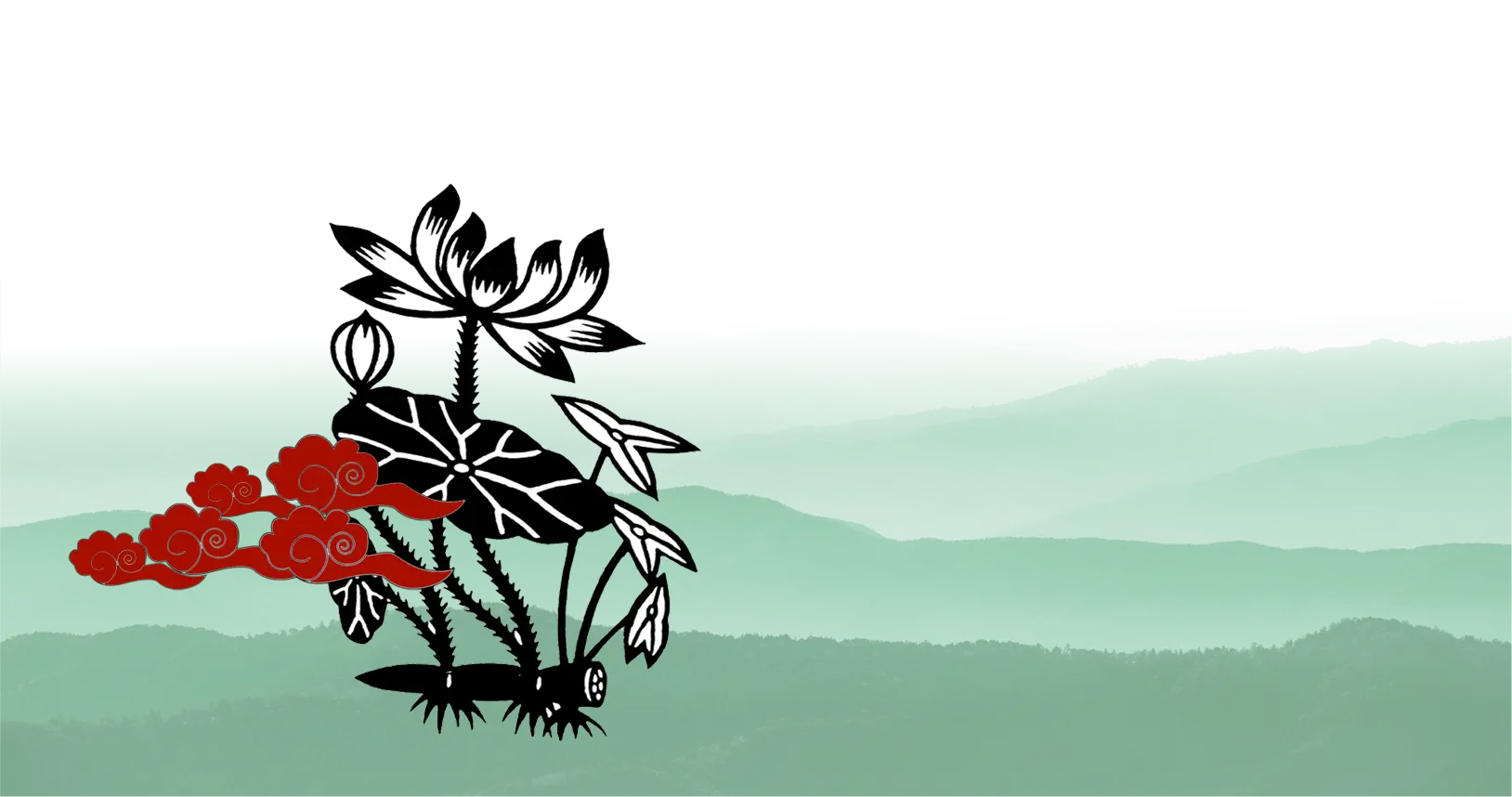 Artistic Lotus Illustration