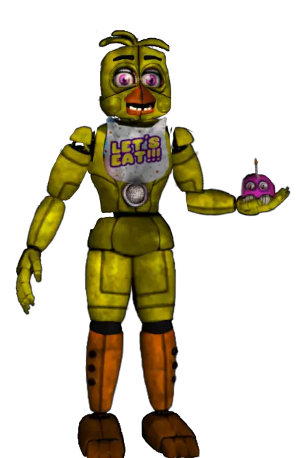 Animatronic Chicken with Cupcake