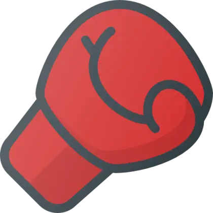Red Boxing Glove Illustration