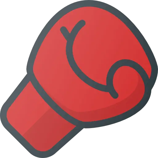 Red Boxing Glove Illustration