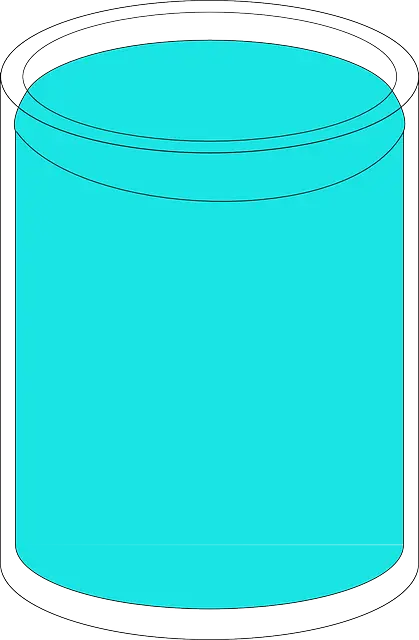Cyan Cylinder Shape